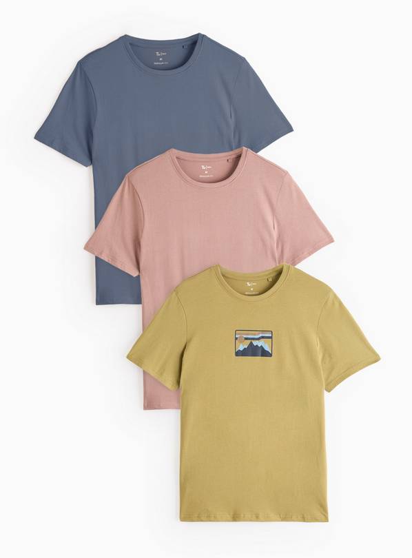 Mountain Graphic Core T Shirt 3 Pack XXL